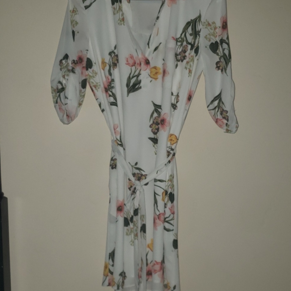 New York and co.  floral shirt dress